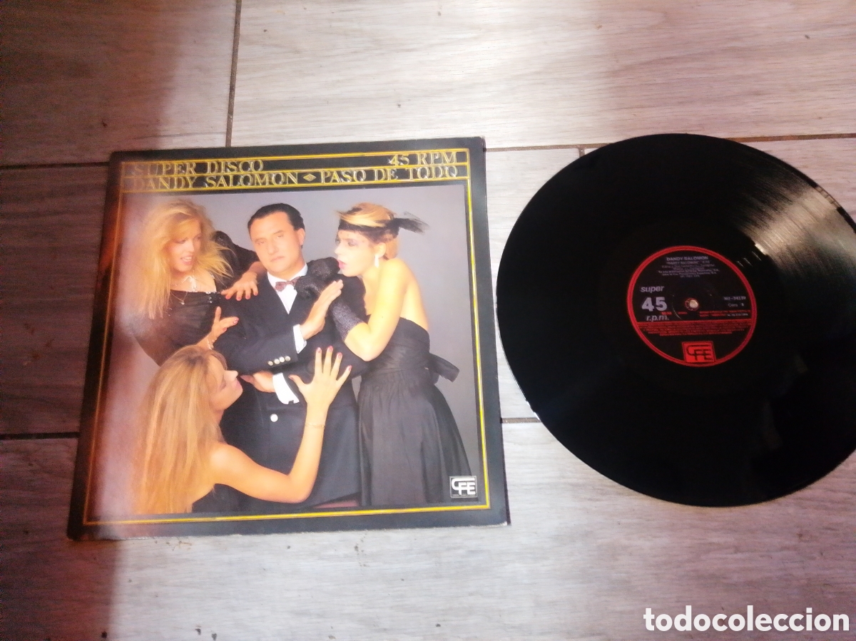 Discos de vinilo: DANDY SALOMON - PASO DE TODO - MAXI - SPAIN - CFE - LV - - Foto 1