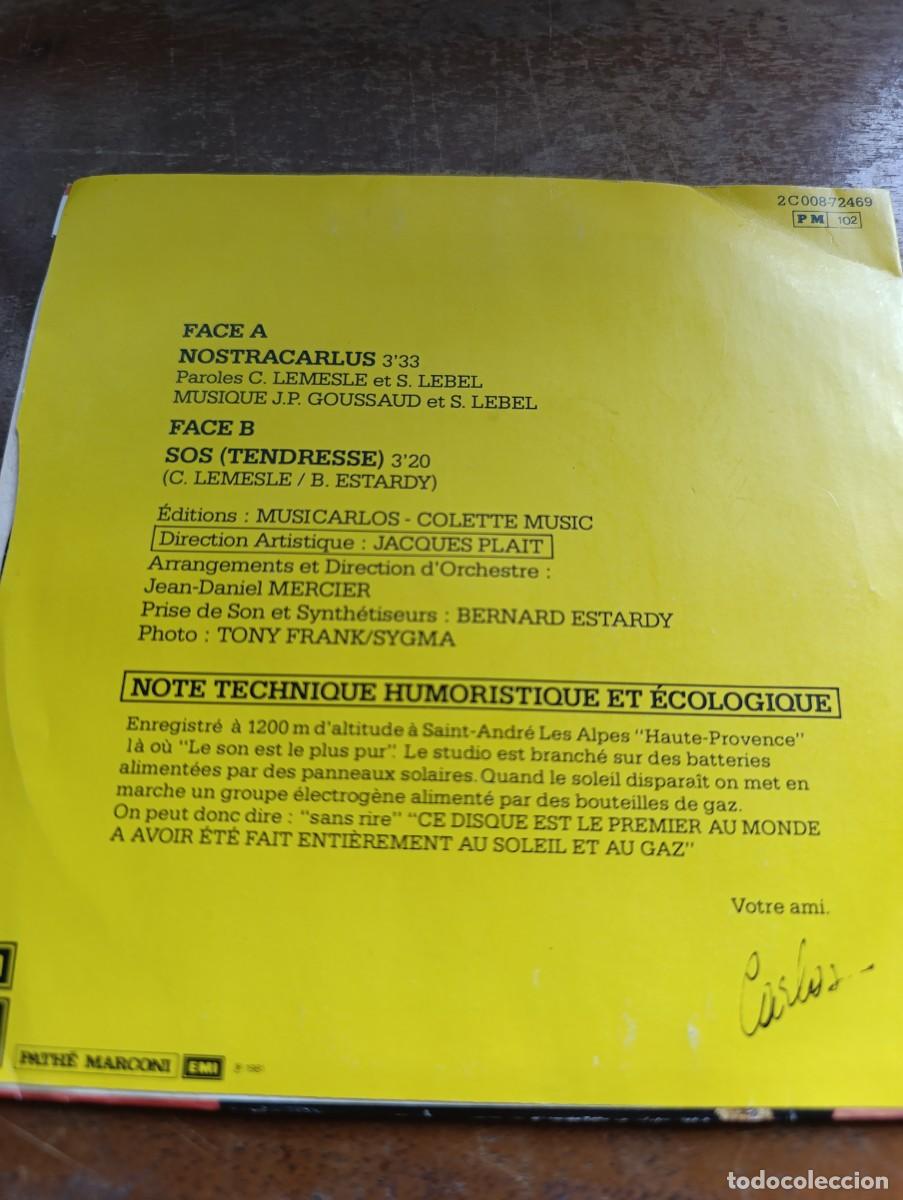 Discos de vinilo: Disco de vinilo single Carlos &ndash; Nostracarlus - Foto 4