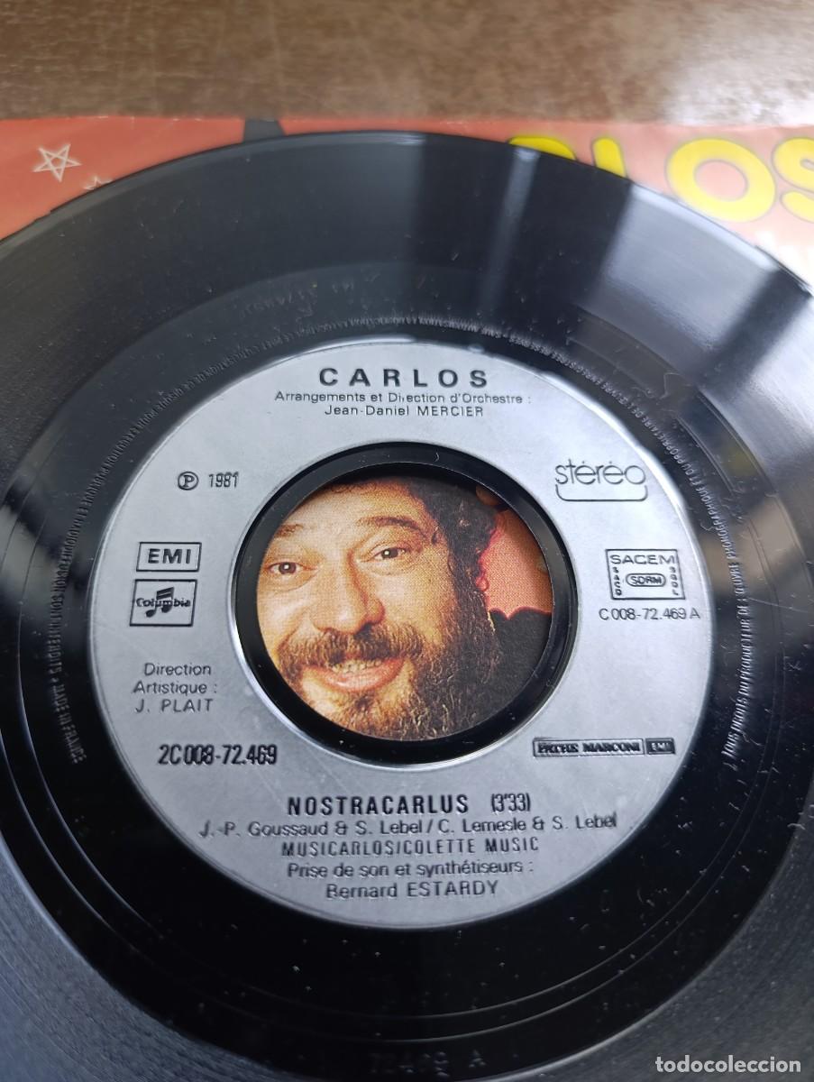 Discos de vinilo: Disco de vinilo single Carlos &ndash; Nostracarlus - Foto 6