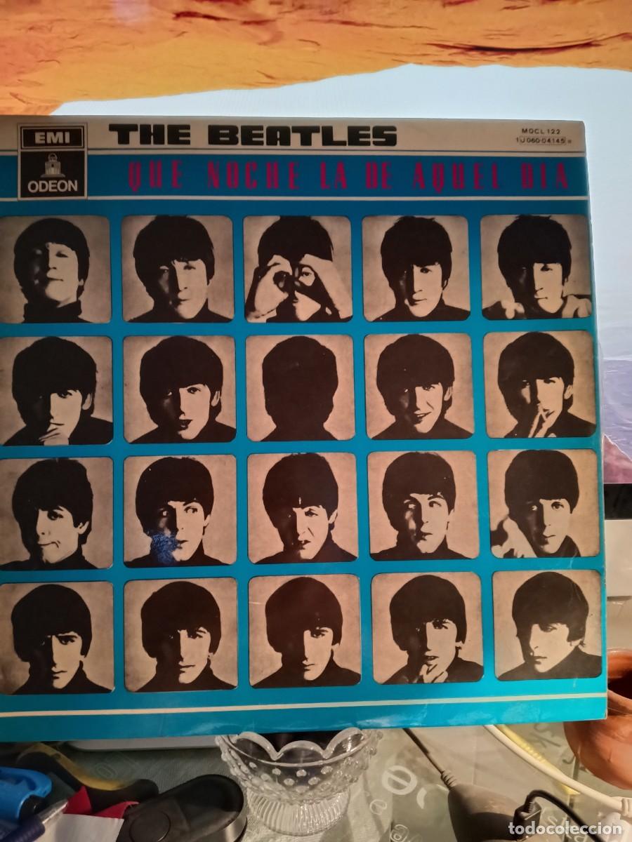 Discos de vinilo: vinilo The Beatles &rdquo;que noche la de aquel d&iacute;a&rdquo; - Foto 1