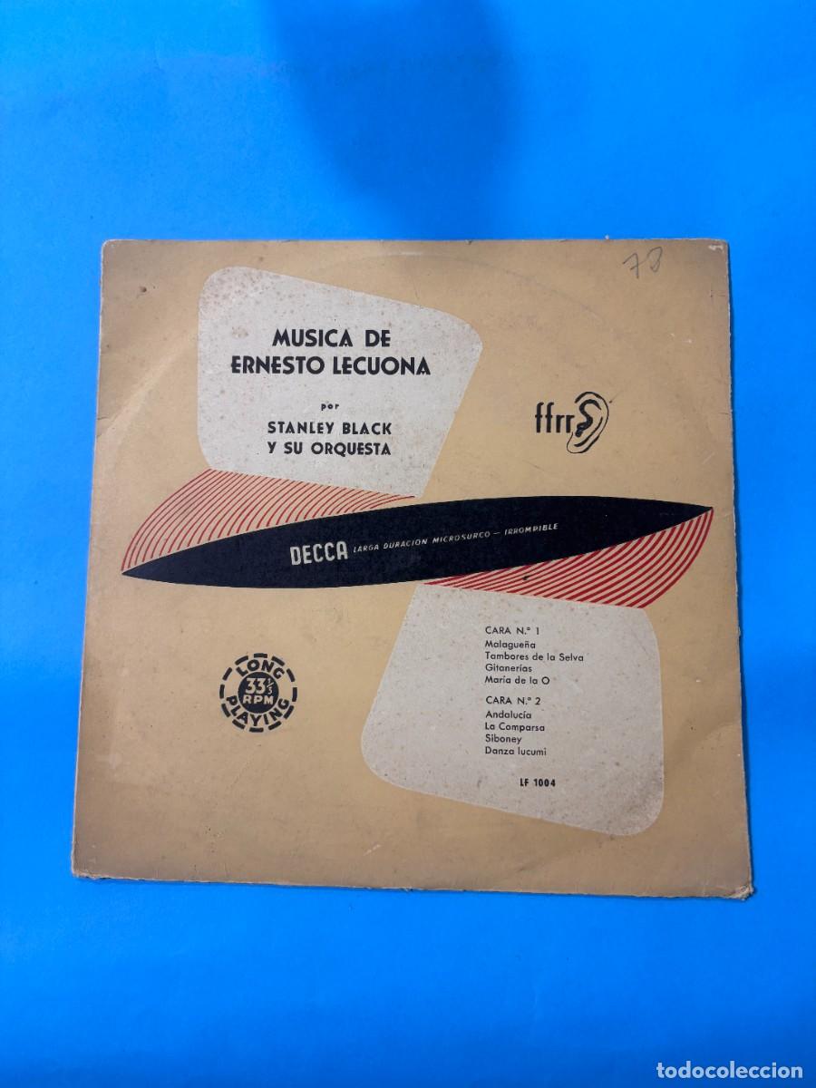 Vinyl records: LP - MUSICA DE ERNESTO LECUONA - STANLEY BLACK Y SU ORQUESYA - DECCA