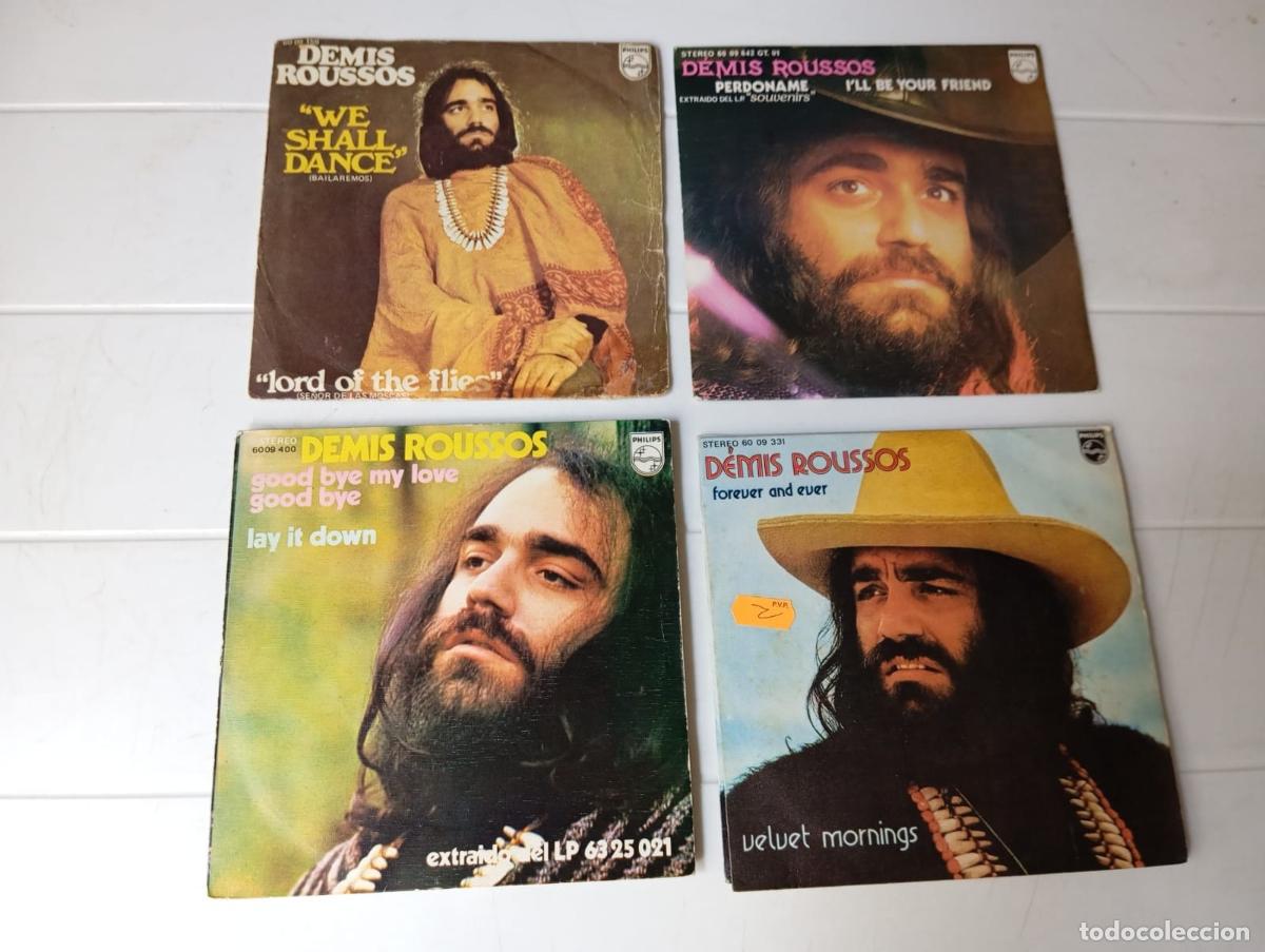 Discos de vinilo: LOTE SINGLES DEMIS ROUSSOS - Foto 1