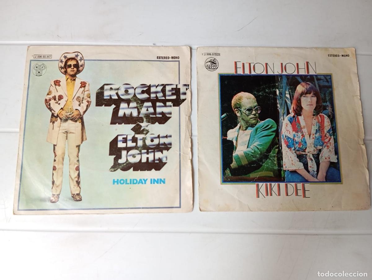 Discos de vinilo: LOTE SINGLES ELTON JOHN - Foto 1