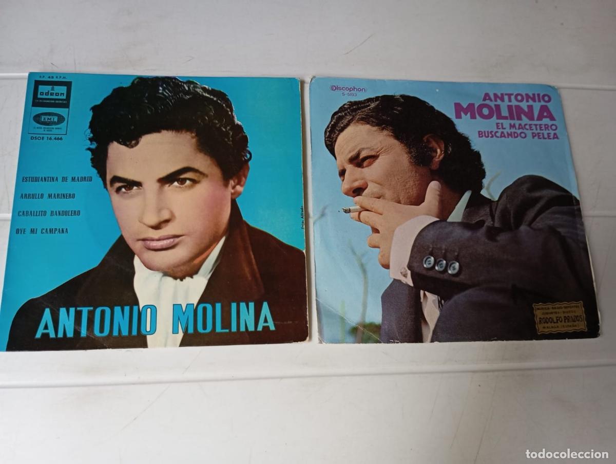 Discos de vinilo: LOTE SINGLES ANTONIO MOLINA - Foto 1