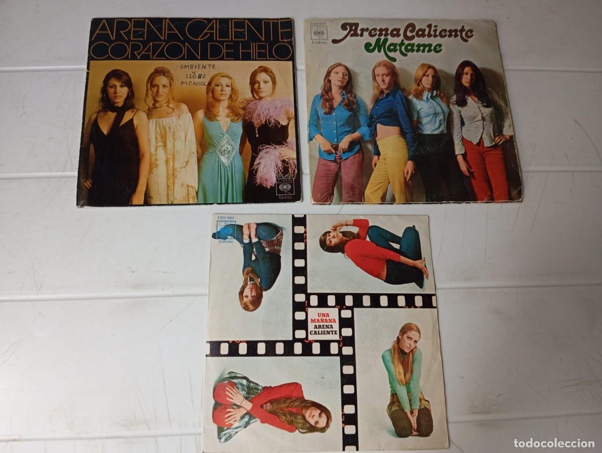Discos de vinilo: LOTE SINGLES ARENA CALIENTE - Foto 1