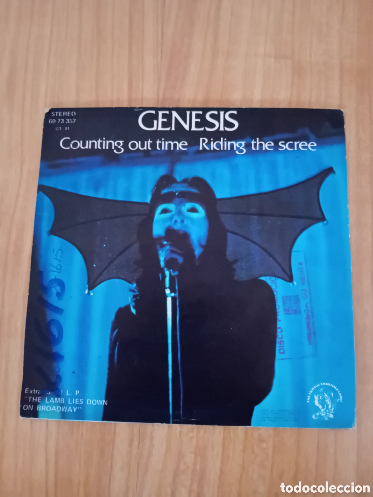 Discos de vinilo: GENESIS. COUNTING OUT TIME. RIDING THE SCREE - Foto 2