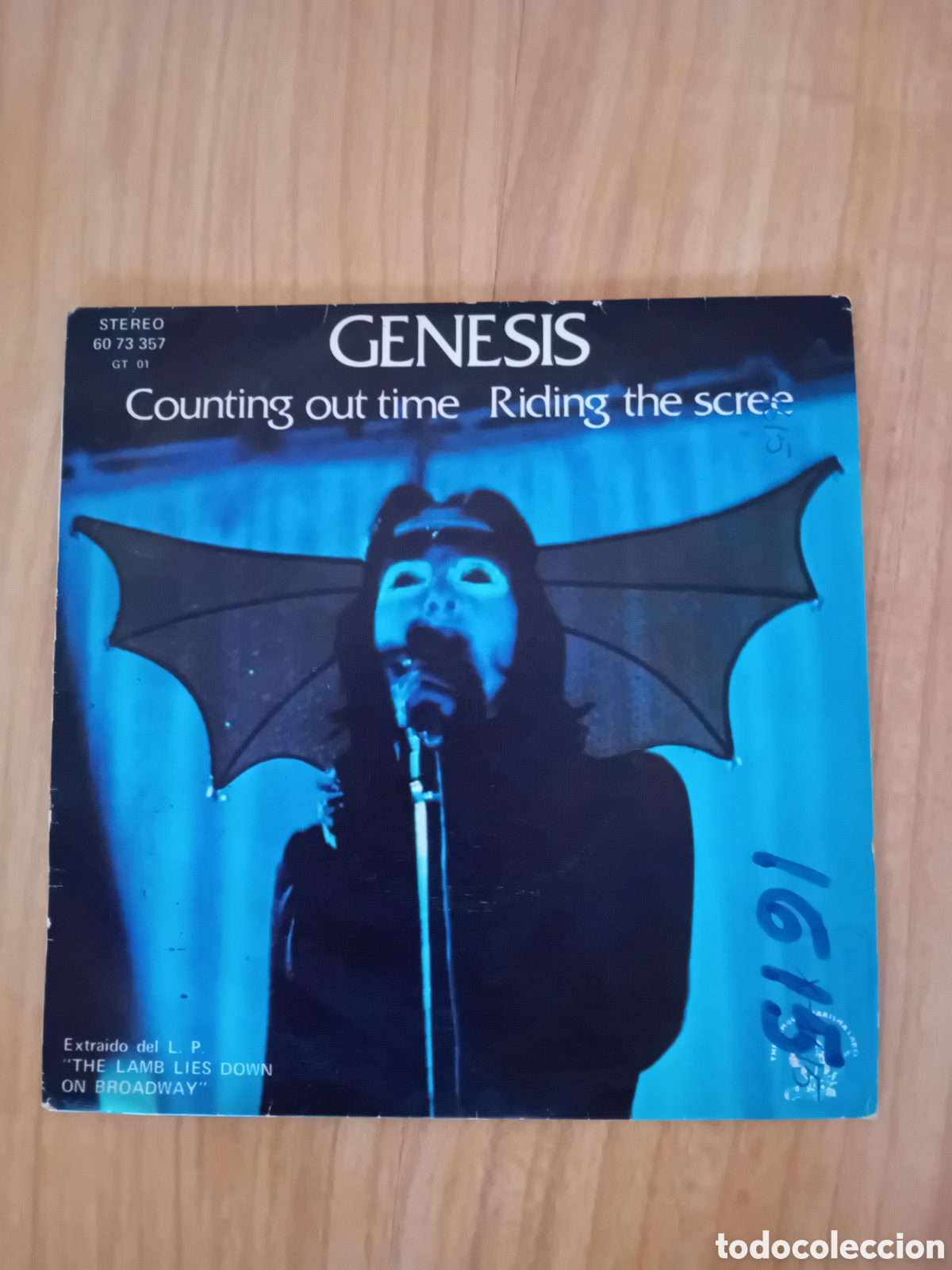 Discos de vinilo: GENESIS. COUNTING OUT TIME. RIDING THE SCREE - Foto 1