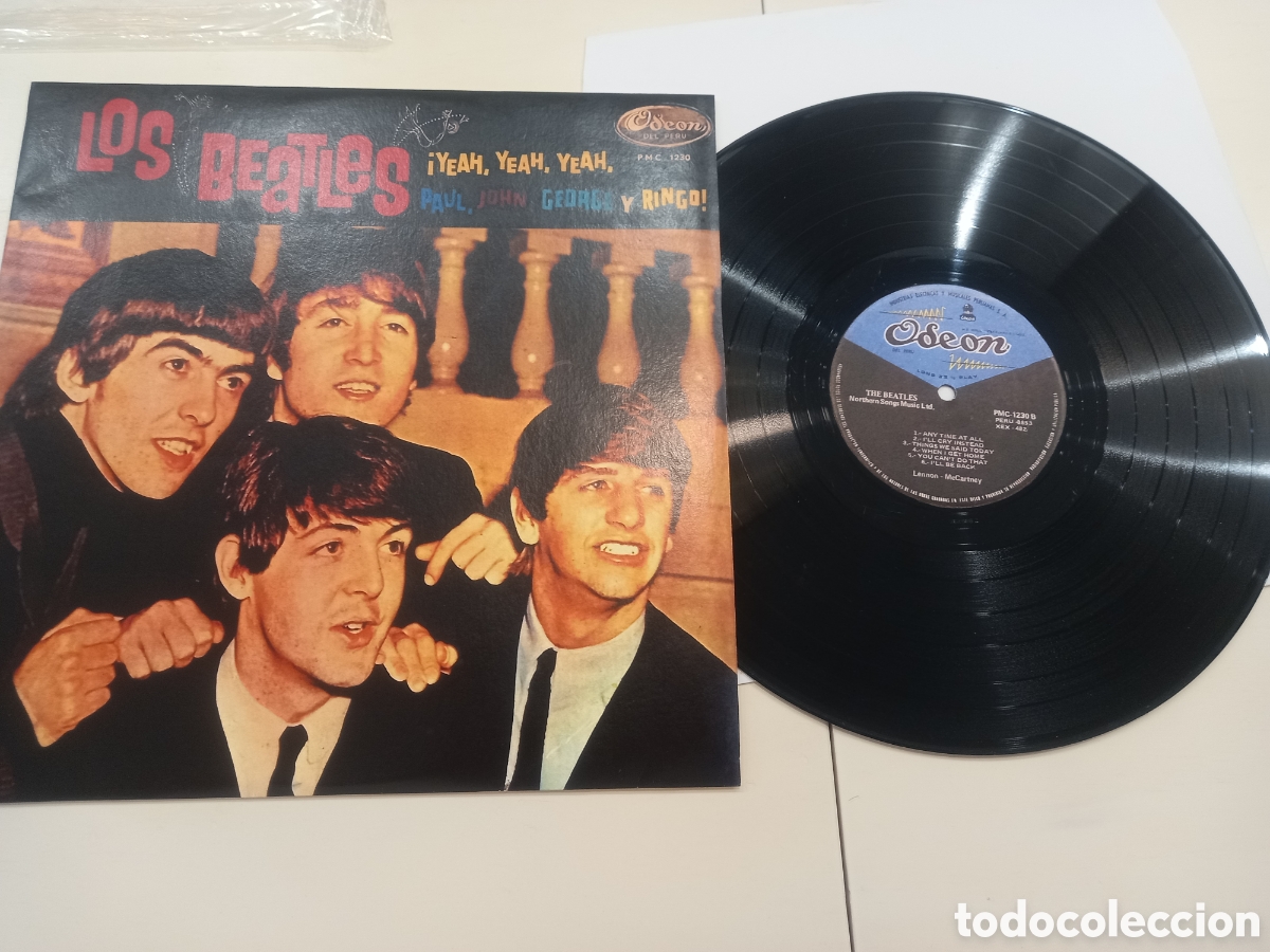 Discos de vinilo: LOS BEATLES - YEAH YEAH YEAH - PERU - Foto 1
