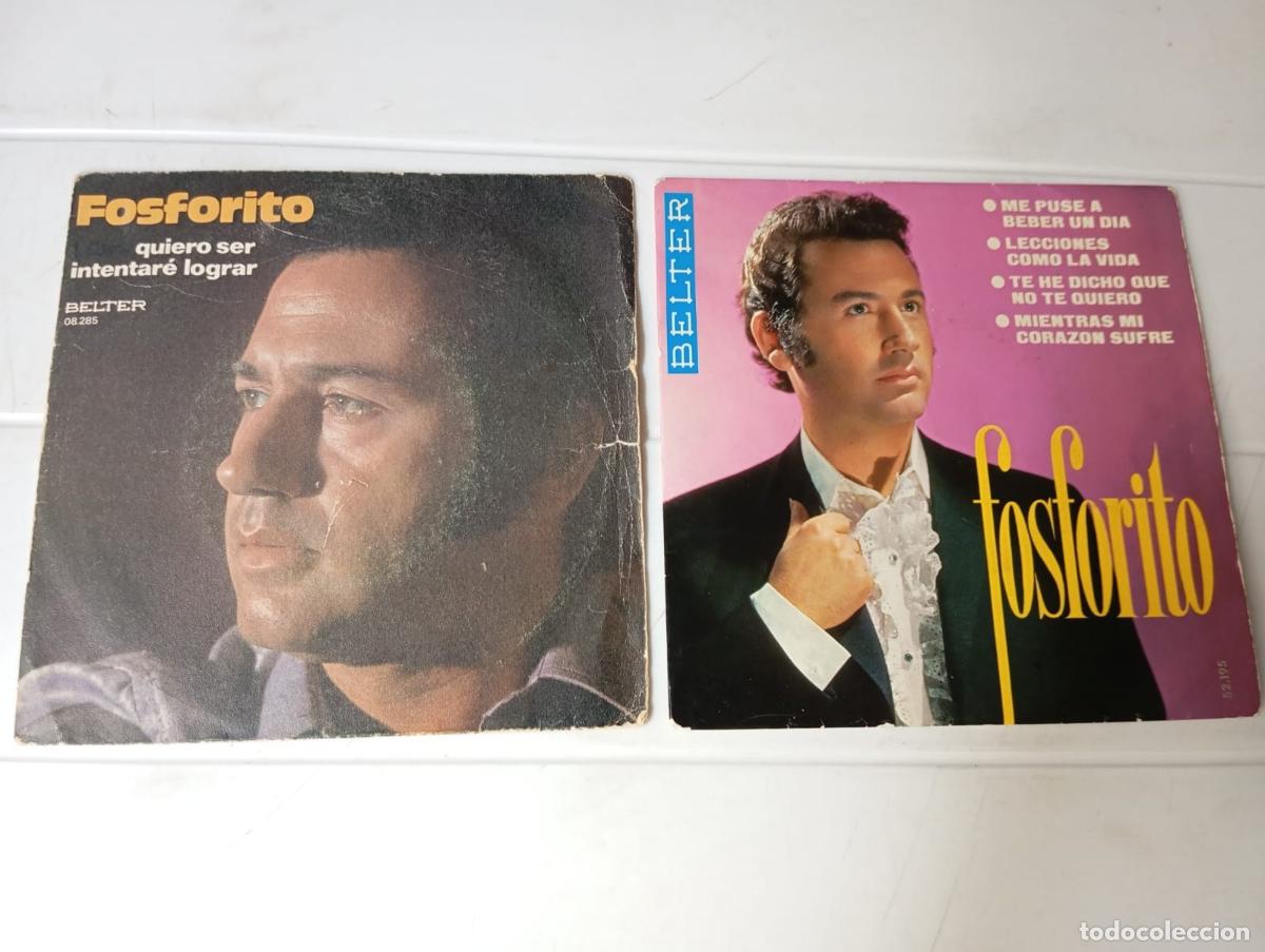 Discos de vinilo: LOTE SINGLES FOSFORITO - Foto 1