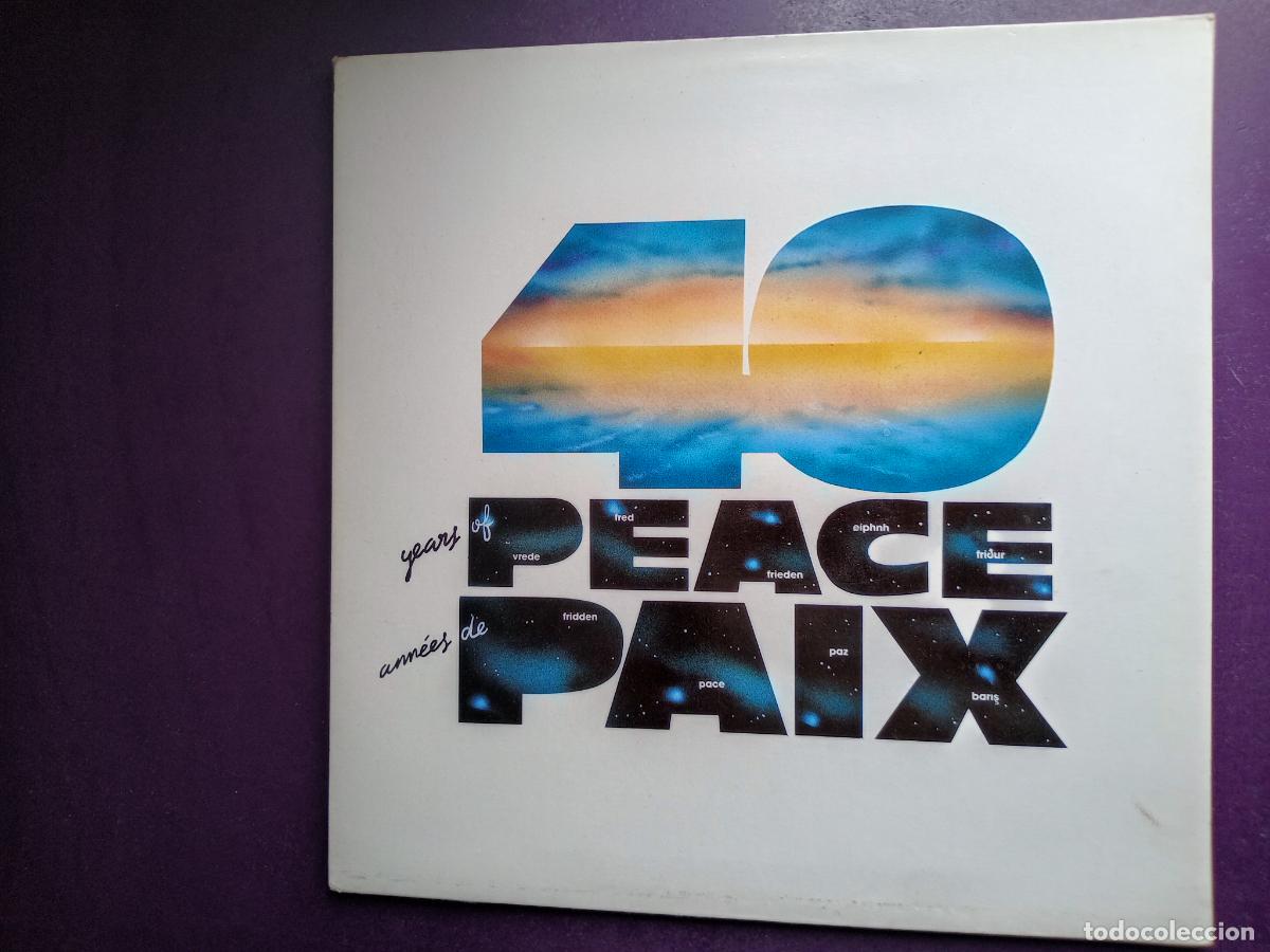 Disques de vinyle: 40 a&ntilde;os de paz &ndash; LP aniversario OTAN 1989 - MUSICA MILITAR PAISES MIEMBROS - 16 TEMAS, SIN USO