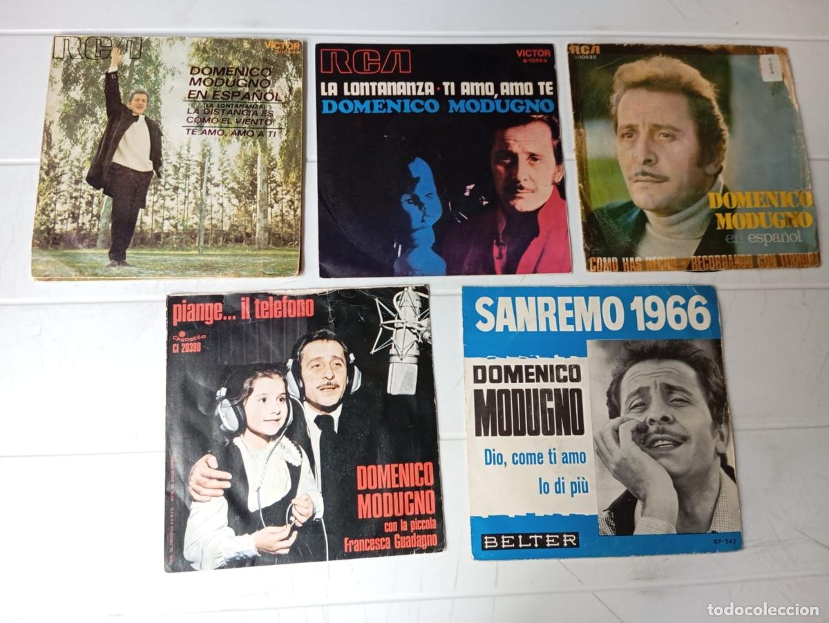 Discos de vinilo: LOTE SINGLES DOMENICO MODUGNO - Foto 1