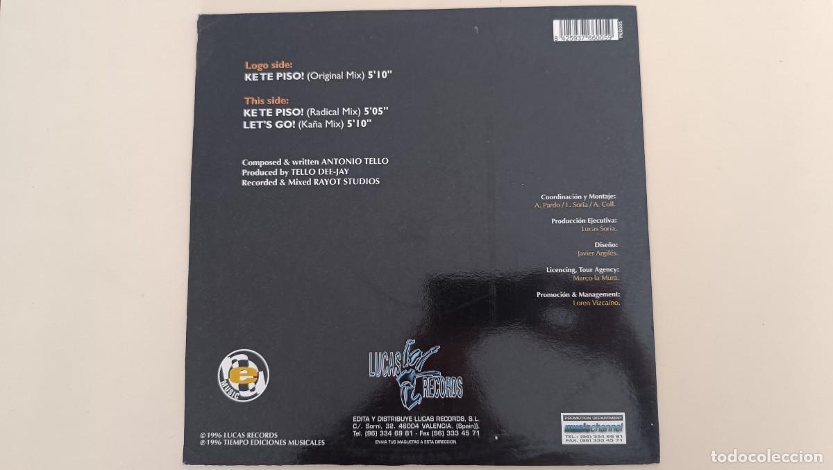 Discos de vinilo: Tello Deejay &ndash; Ke Te Piso! - Foto 2