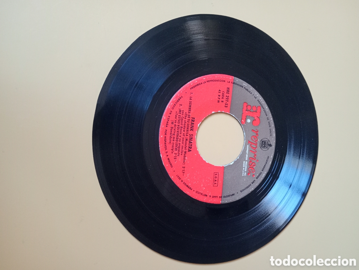 Discos de vinilo: Frank Sinatra- Es la vida, EP 1966 - Foto 4