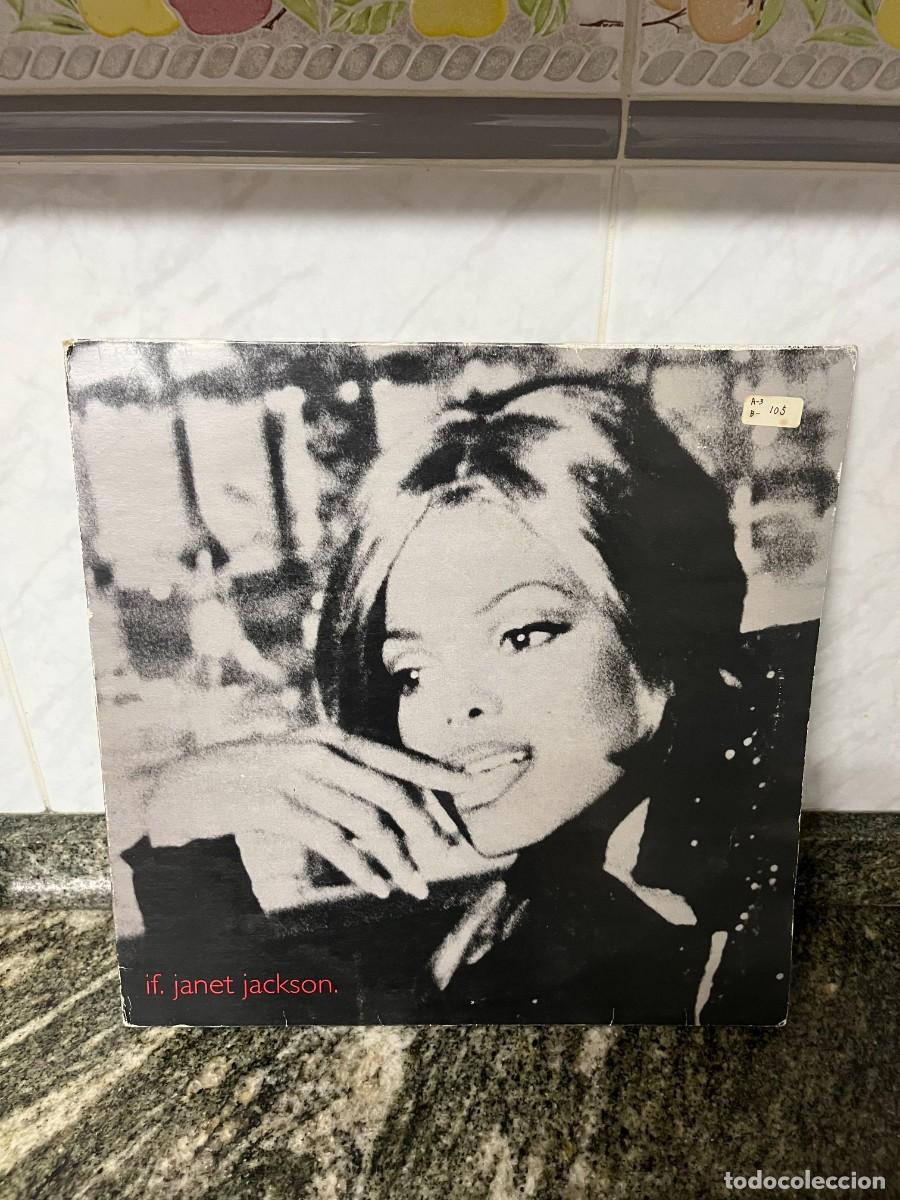 Discos de vinilo: Janet Jackson If Maxi - Foto 1