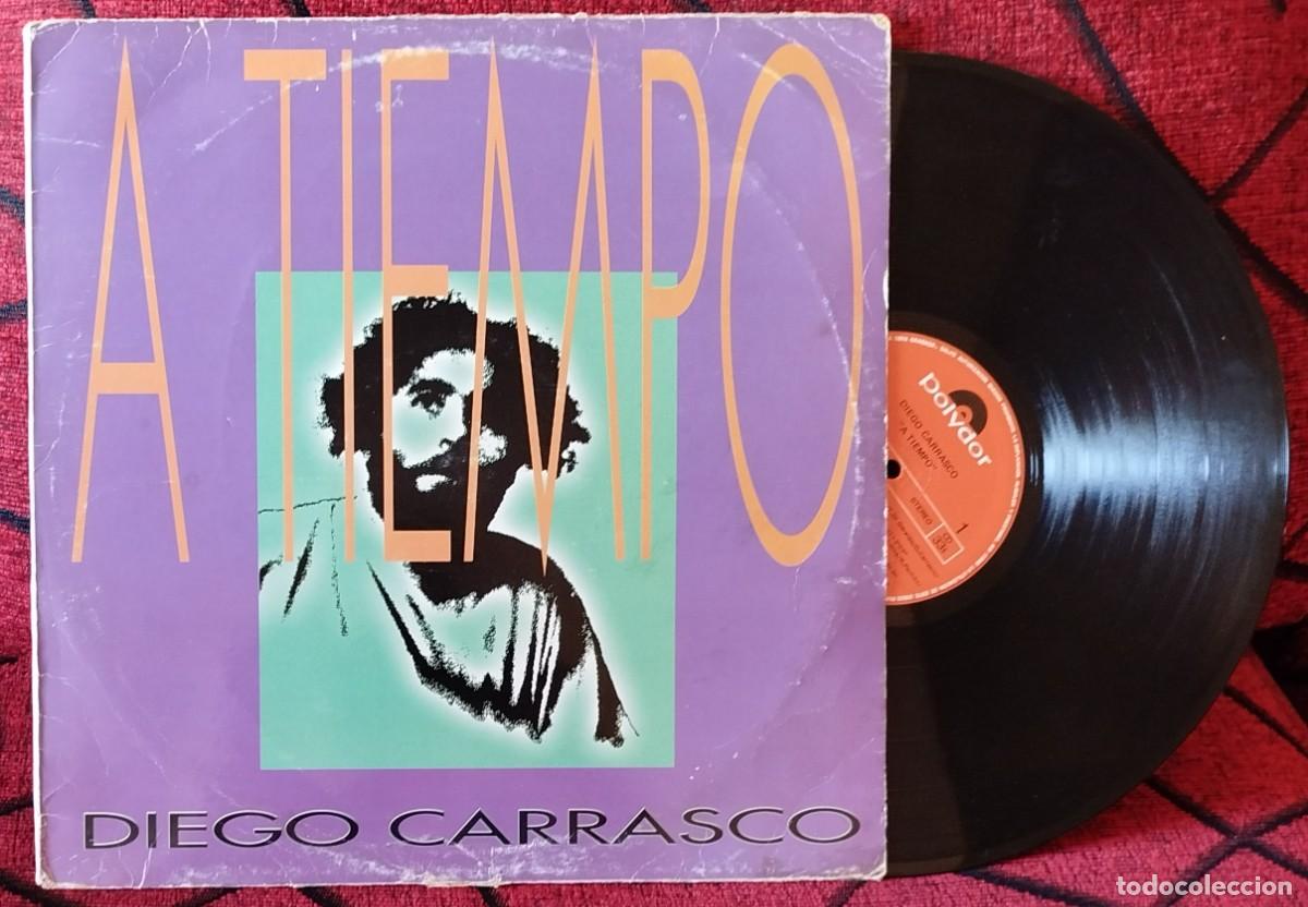 Discos de vinilo: DIEGO CARRASCO ** A Tiempo ** VINILO LP 1991 - Foto 1