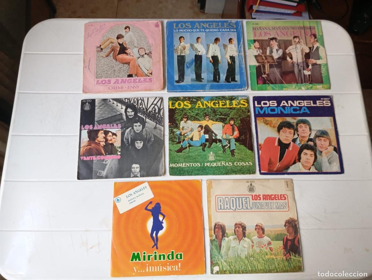 Discos de vinilo: LOTE SINGLES LOS ANGELES - Foto 1
