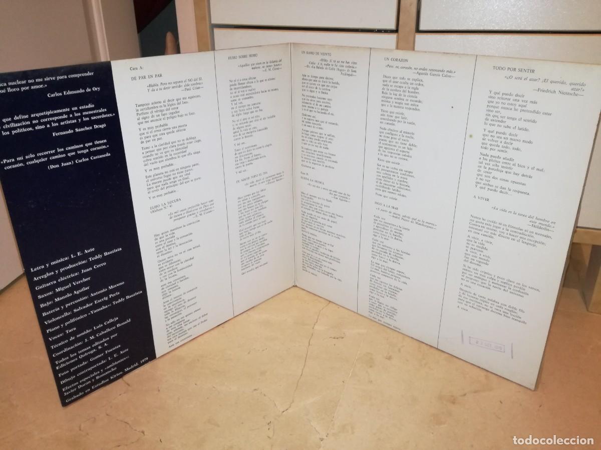 Discos de vinilo: LUIS EDUARDO AUTE-DE PAR EN PAR-GATEFOLD-ORIGINAL 1979 - Foto 3