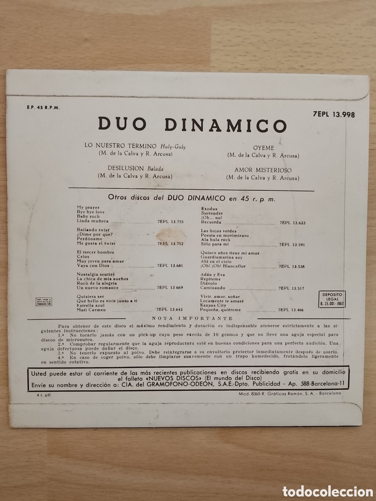 Discos de vinilo: duo din&aacute;mico lo nuestro termin&oacute; vinilo - Foto 2