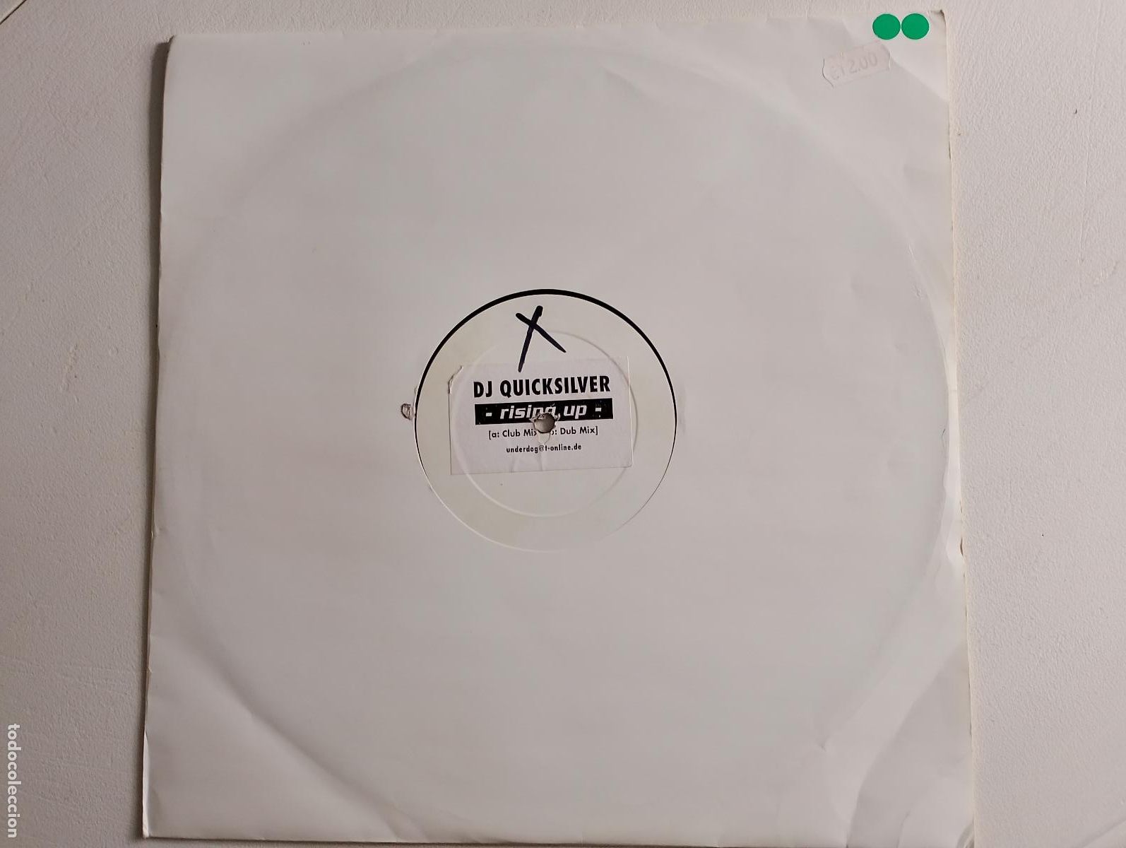 Discos de vinilo: dj quicksilver rising up promo - Foto 1