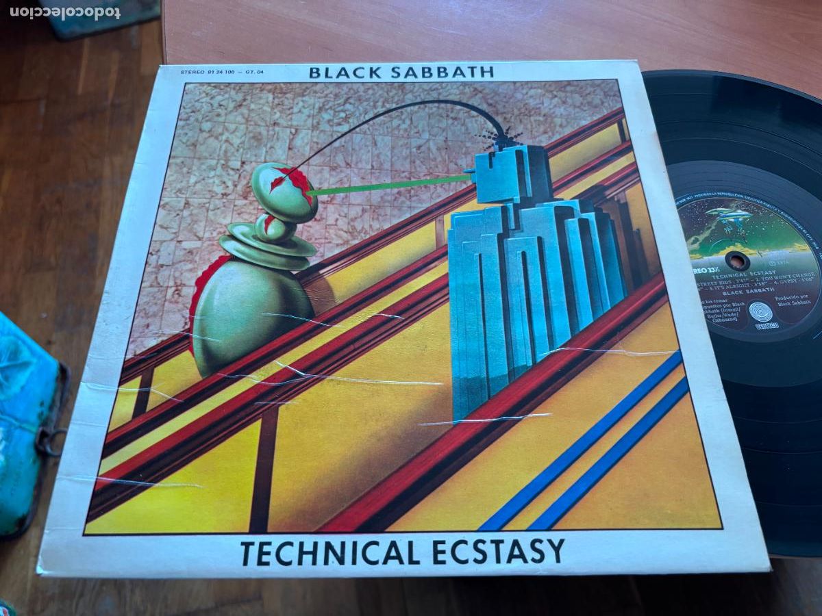 Discos de vinilo: BLACK SABBATH (TECHNICAL ECSTASY) LP ESPA&Ntilde;A 1976 (B-54) - Foto 1
