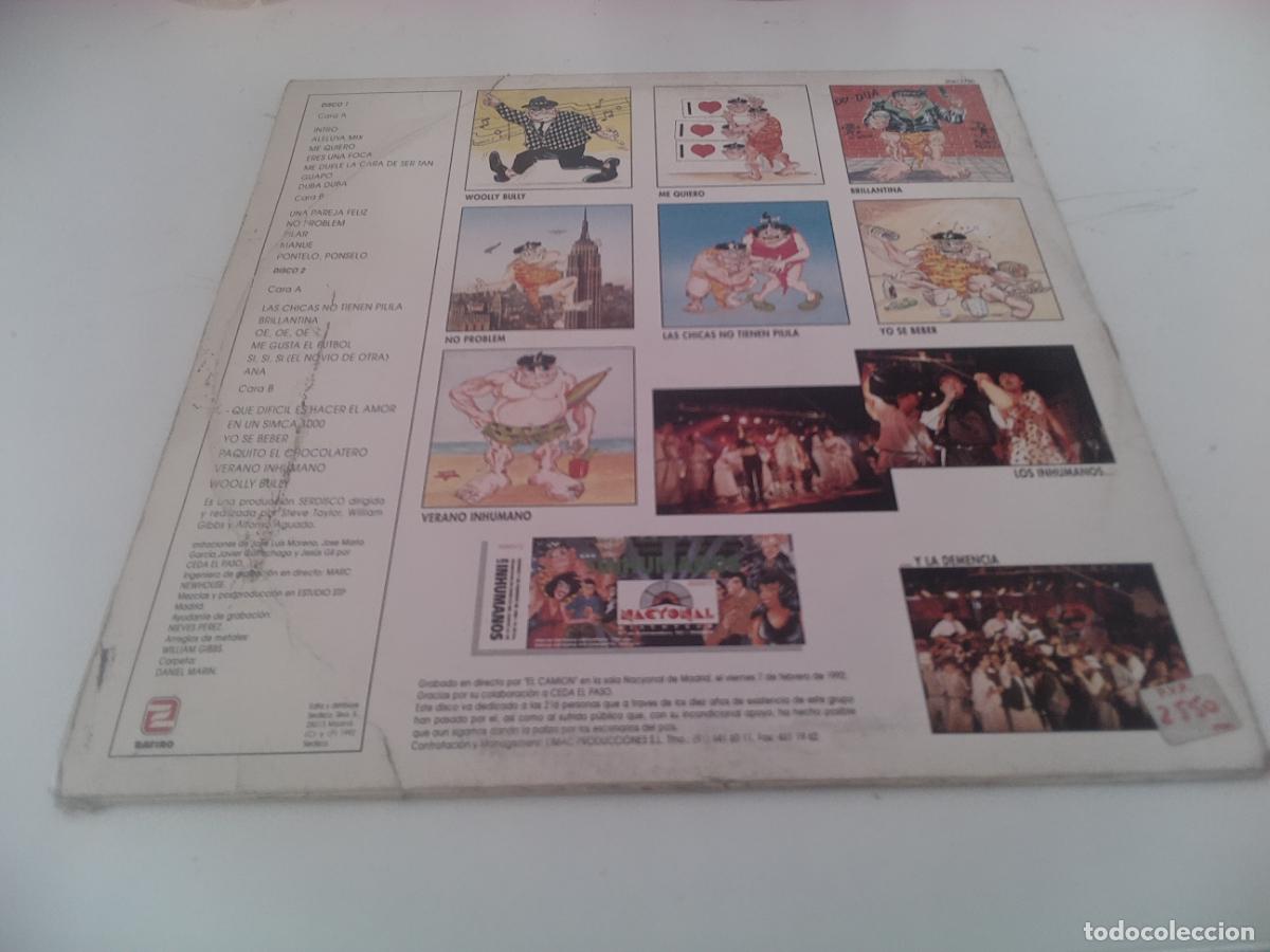 Discos de vinilo: Los inhumanos-directum tremens.2 lp - Foto 2