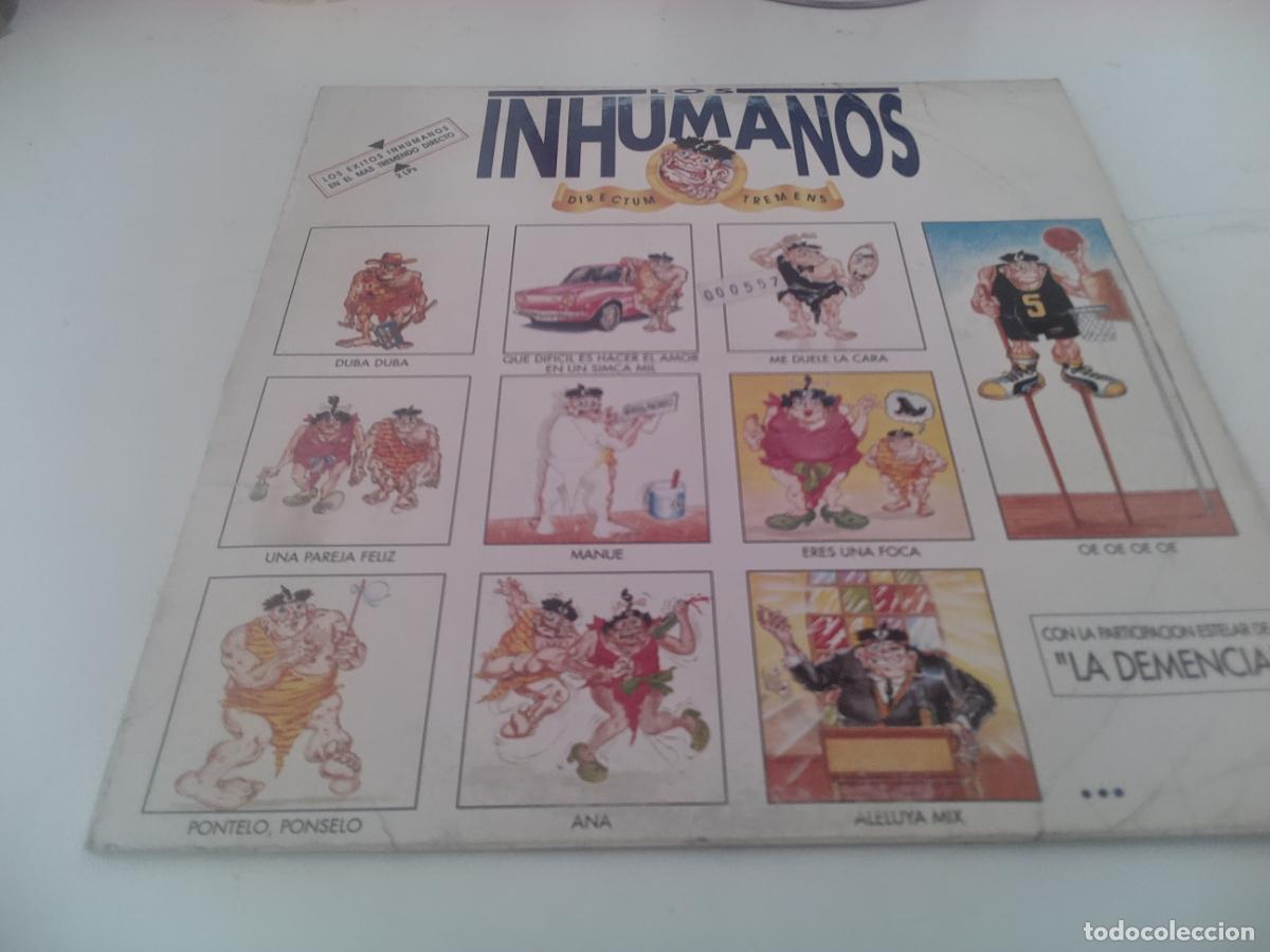 Discos de vinilo: Los inhumanos-directum tremens.2 lp - Foto 1