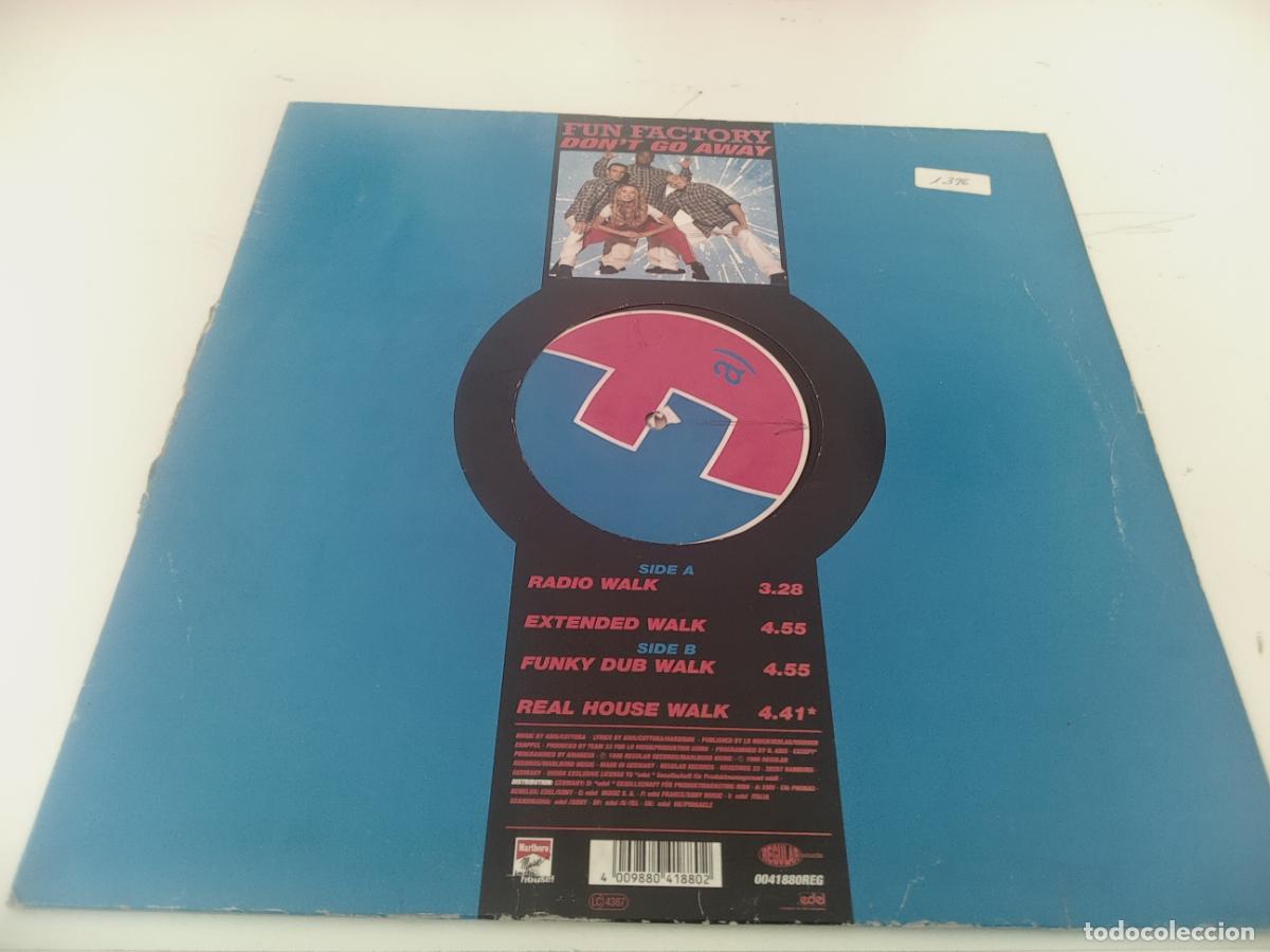 Discos de vinilo: Fun factory-dont go away.maxi - Foto 1
