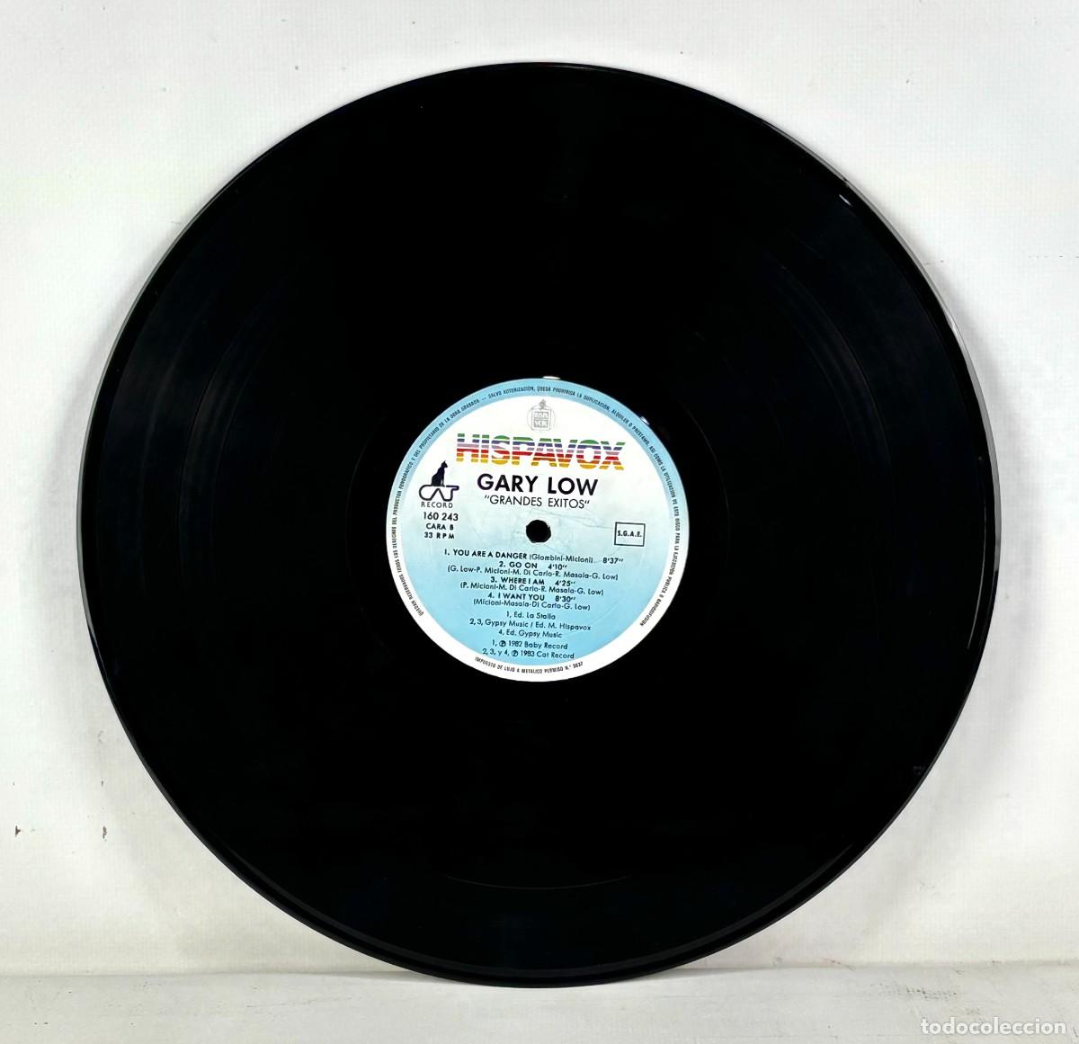 Discos de vinilo: LP, VINILO - GARY LOW - GRANDES &Eacute;XITOS - HISPAVOX, 1984 - Foto 3