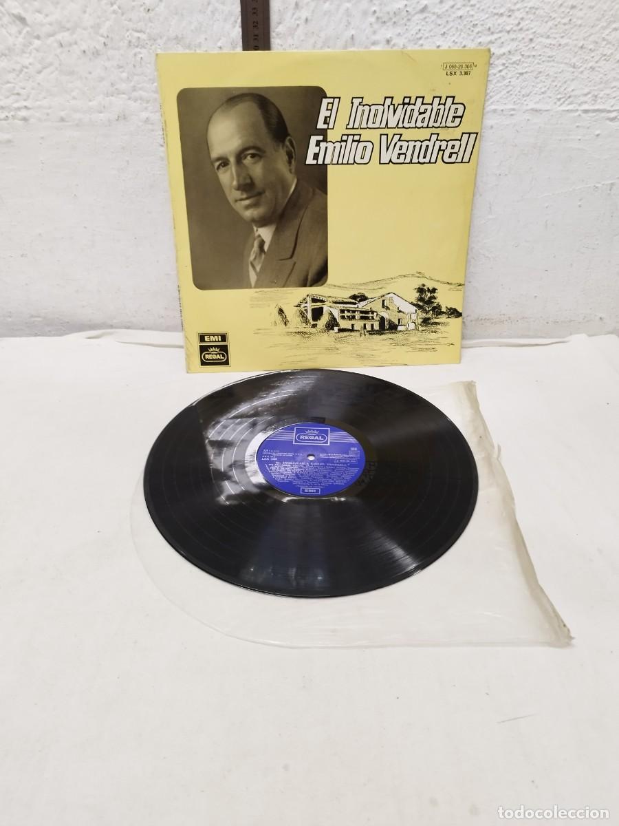 Discos de vinilo: Emilio Vendrell &ndash; El Inolvidable Emilio Vendrell. Vinilo Lp. - Foto 1