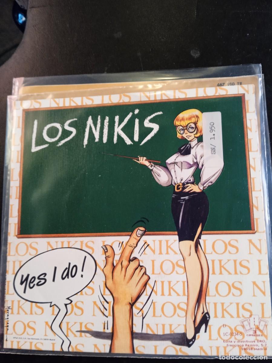 Discos de vinilo: LOS NIKIS- YES I DO! SINGLE MINT - Foto 1