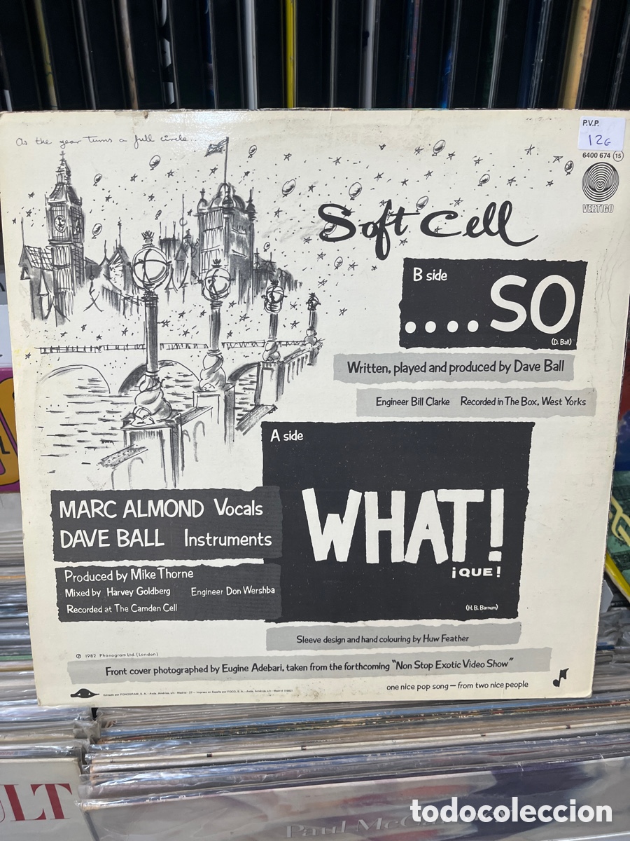 Discos de vinilo: soft cell what maxisingle - Foto 2