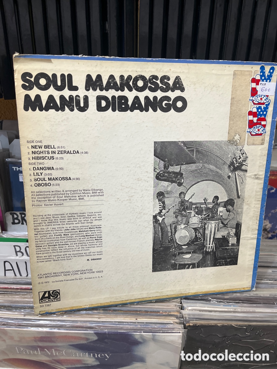 Discos de vinilo: soul makossa manu dibango the original - Foto 2