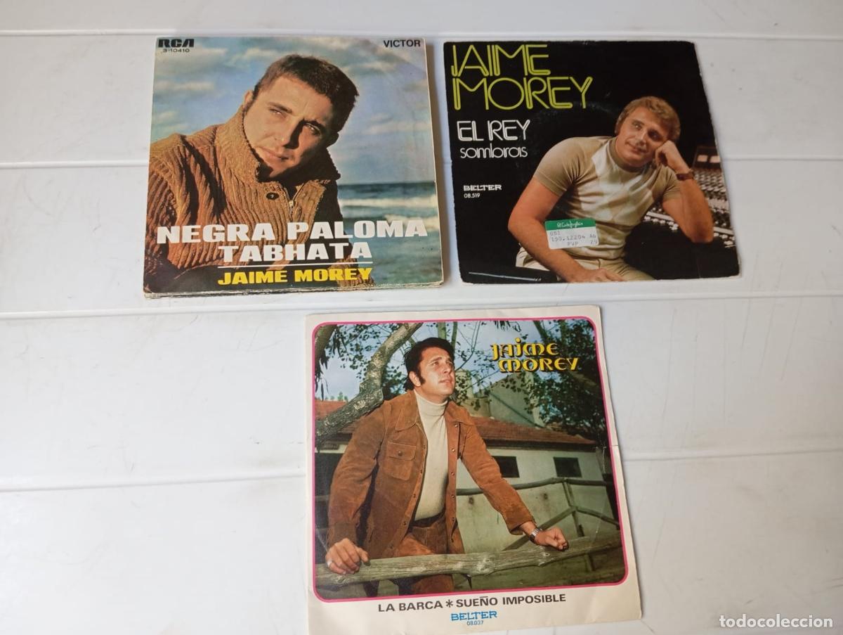 Discos de vinilo: LOTE SINGLES JAIME MOREY - Foto 1