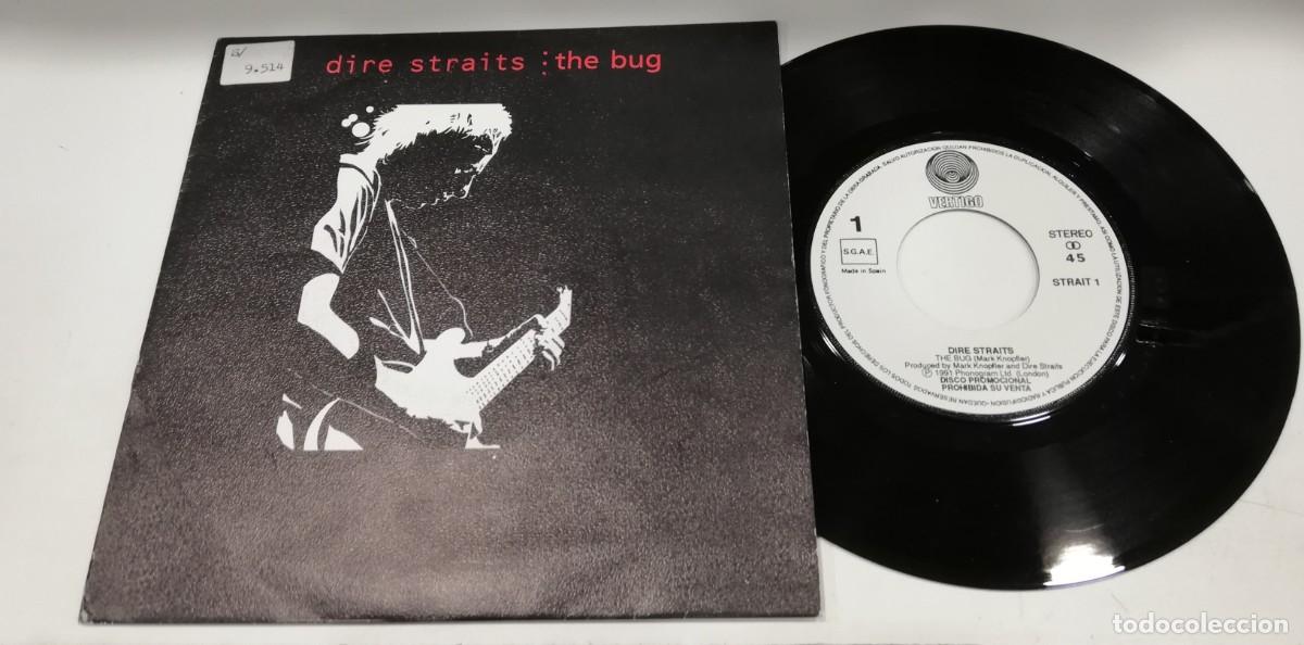 Discos de vinilo: SCO99-Dire Straits - The Bug (7&rdquo;, Single, Promo) - Foto 1