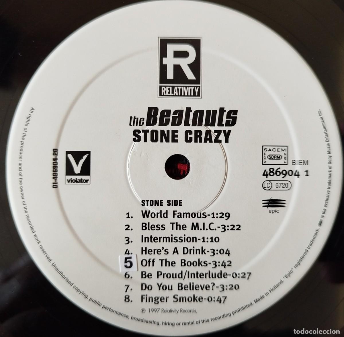 Discos de vinilo: THE BEATNUTS ** Stone Crazy ** VINILO LP ORIGINAL 1997 - Foto 3