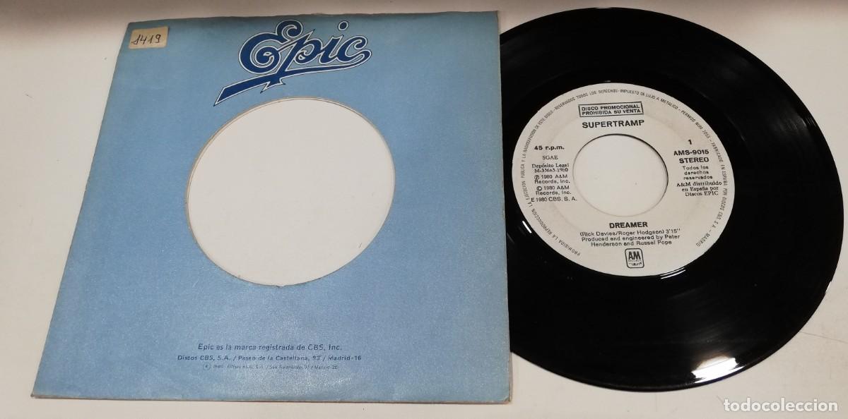 Discos de vinilo: SCO99-Supertramp - Dreamer (7&rdquo;, Single, Promo) - Foto 1