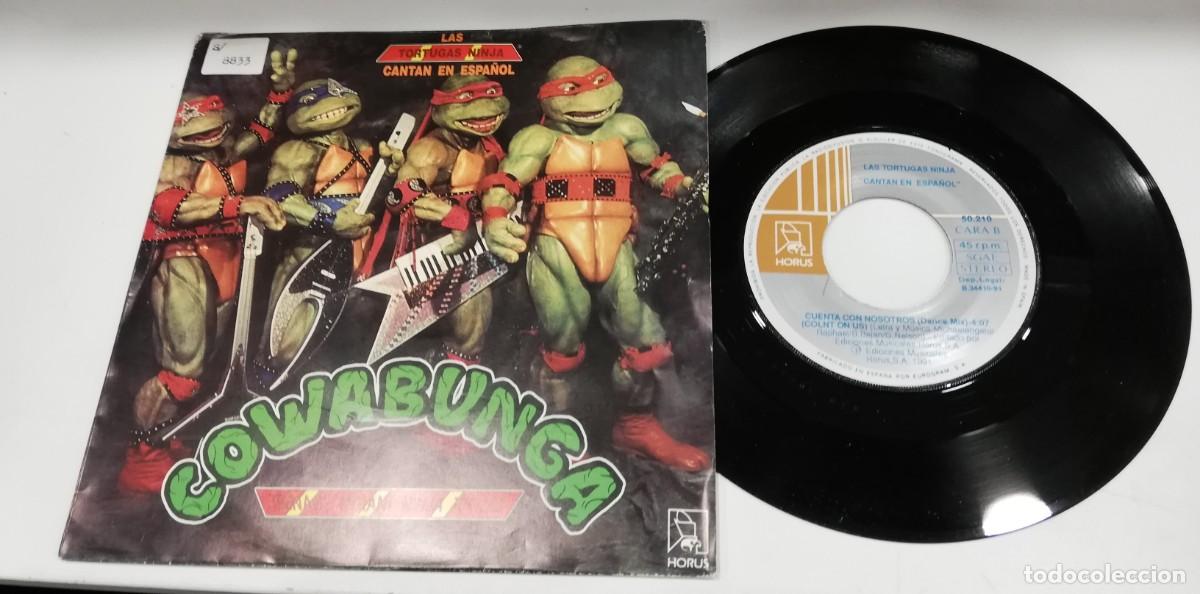 Discos de vinilo: SCO99-Las Tortugas Ninja - Cowabunga (7&rdquo;, Single) - Foto 1