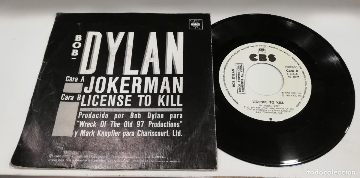 Discos de vinilo: SCO99-Bob Dylan - Jokerman (7&rdquo;, Single, Promo) - Foto 2