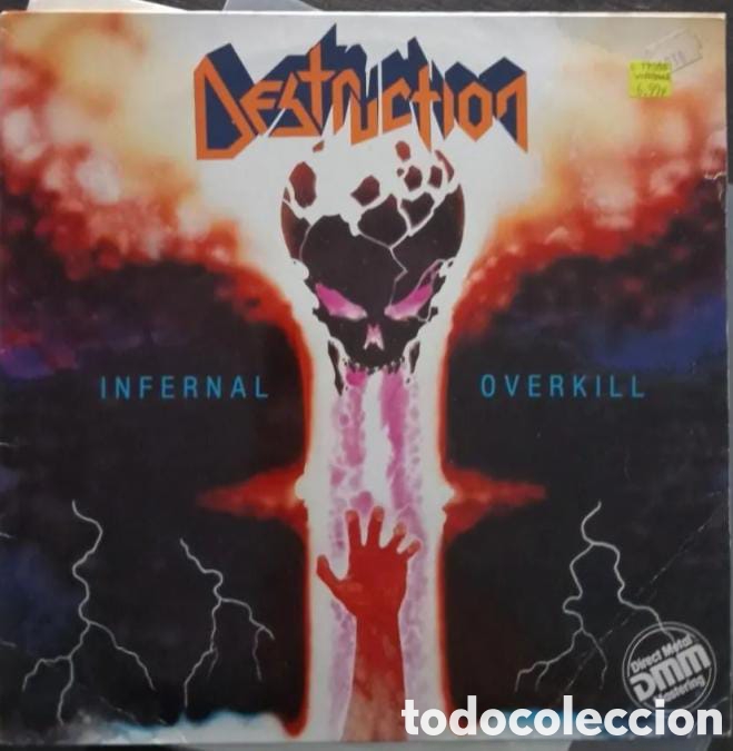 Discos de vinilo: Destruction - Infernal Overkill / LP Alemania 1985 - Foto 1