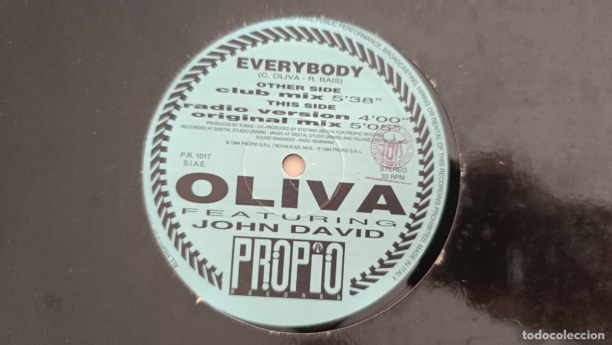 Discos de vinilo: Oliva Featuring John David &ndash; Everybody - Foto 1