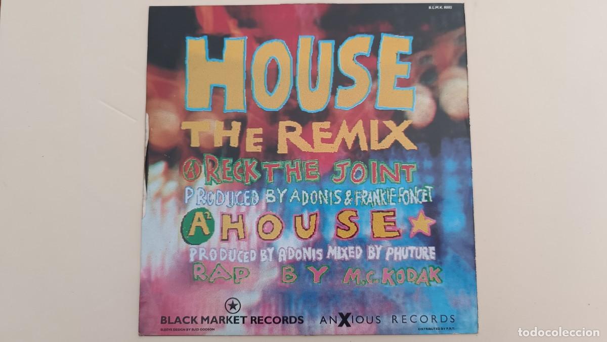 Discos de vinilo: Adonis &ndash; Reck The Joint / H.O.U.S.E. - Foto 2
