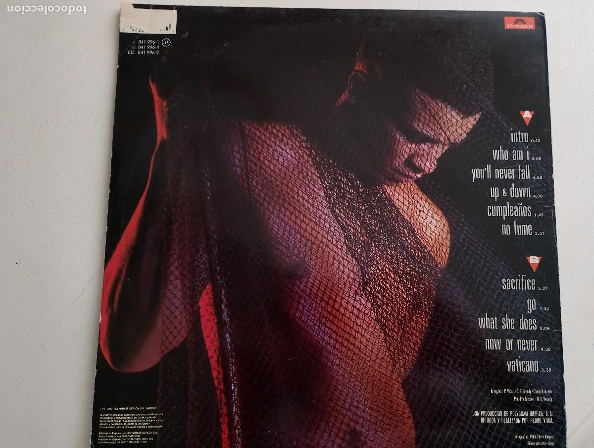 Discos de vinilo: Benjamin &lrm;&ndash; Up & Down, Spain 1990 Electronic, Pop Freestyle - Foto 3