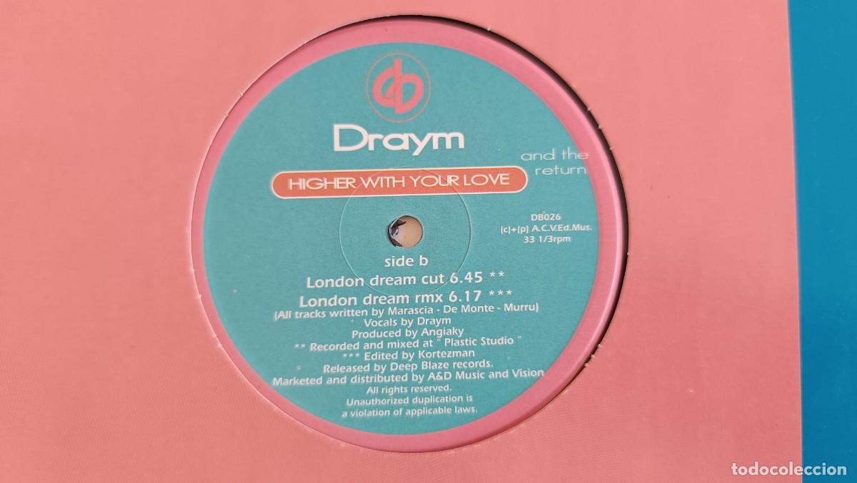 Discos de vinilo: Draym &ndash; Higher With Your Love - Foto 1