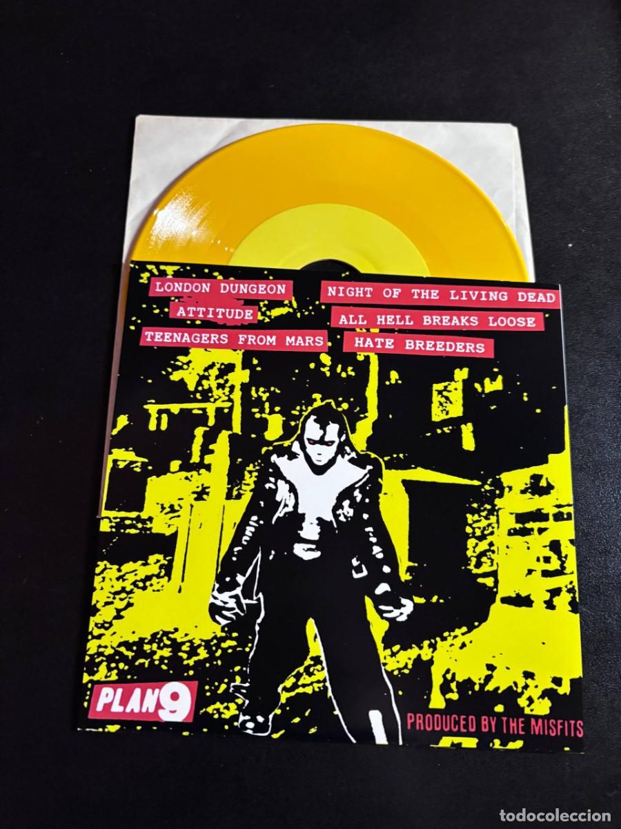 Discos de vinilo: Misfits Evil Is As Evil Does Disco de vinilo amarillo EP single 7&rdquo; punk hardcore danzig - Foto 2