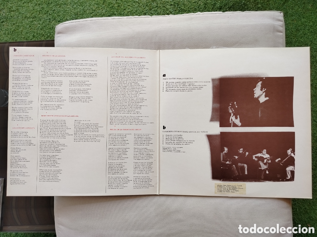 Discos de vinilo: Paco Ib&aacute;&ntilde;ez/Cuarteto Cedr&oacute;n - Foto 3
