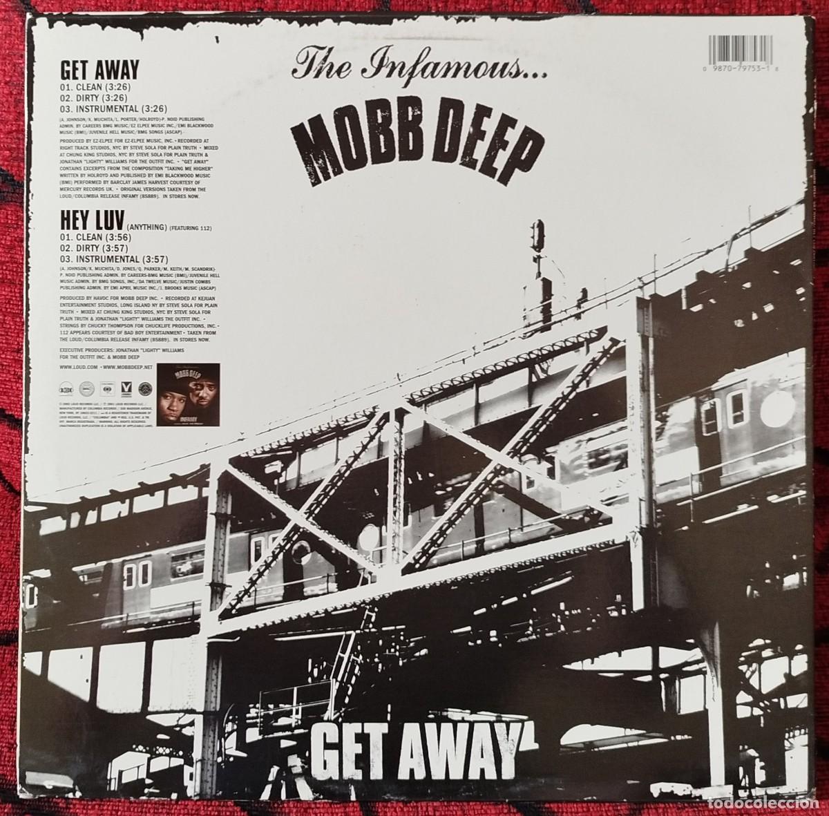 Discos de vinilo: MOBB DEEP ** Get Away ** MAXI SINGLE VINILO USA - Foto 2