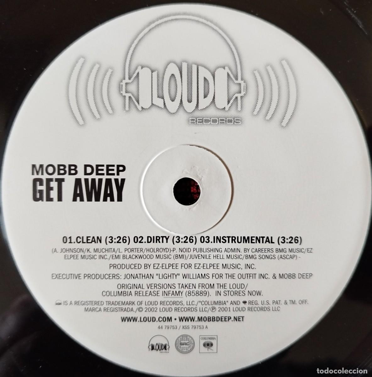Discos de vinilo: MOBB DEEP ** Get Away ** MAXI SINGLE VINILO USA - Foto 3