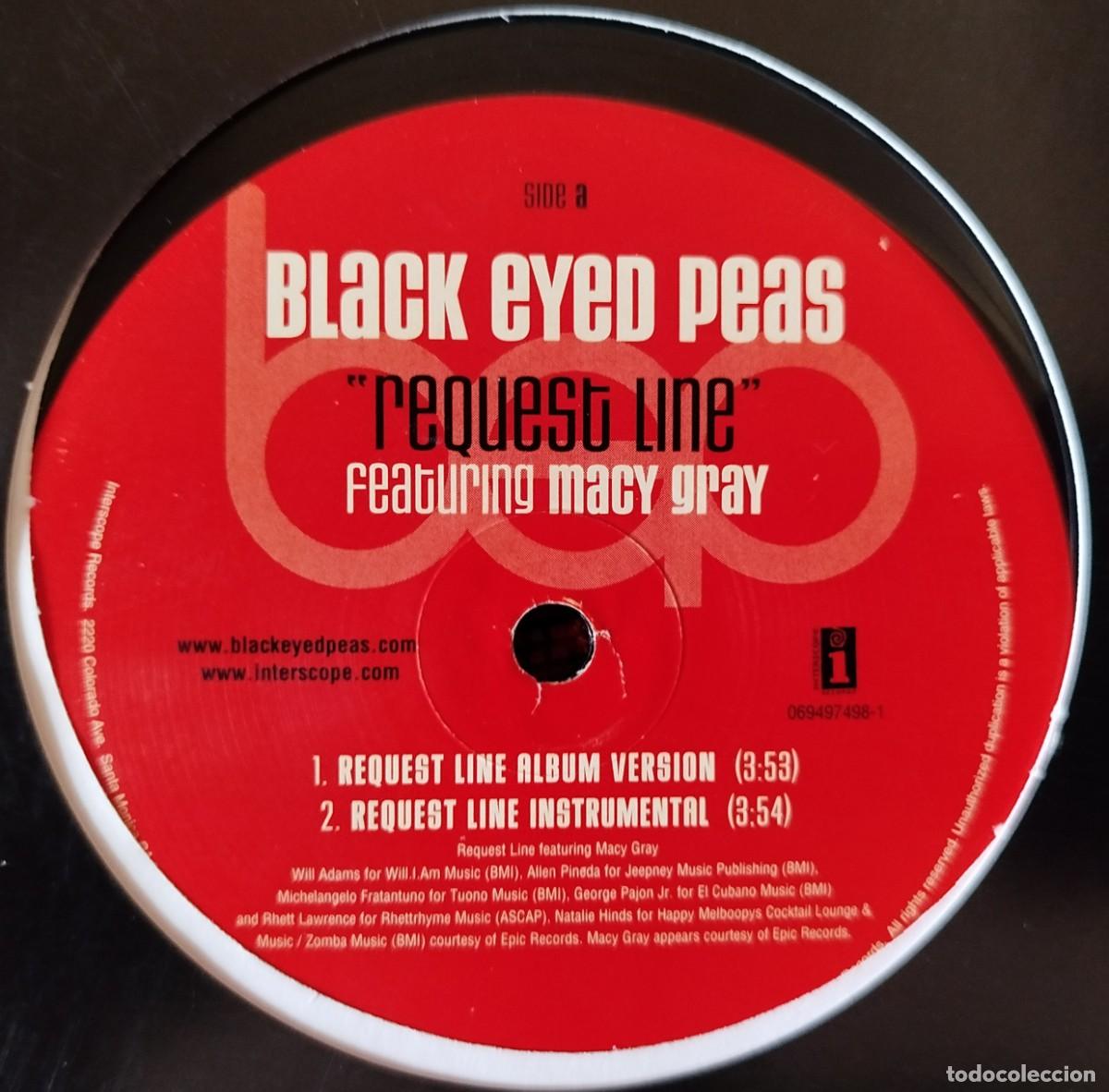Discos de vinilo: BLACK EYED PEAS ** Request Line ** MAXI SINGLE VINILO USA - Foto 3