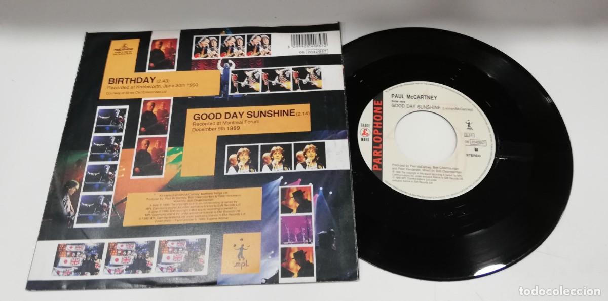 Discos de vinilo: SCO100-Paul McCartney - Birthday (7&rdquo;) - Foto 2