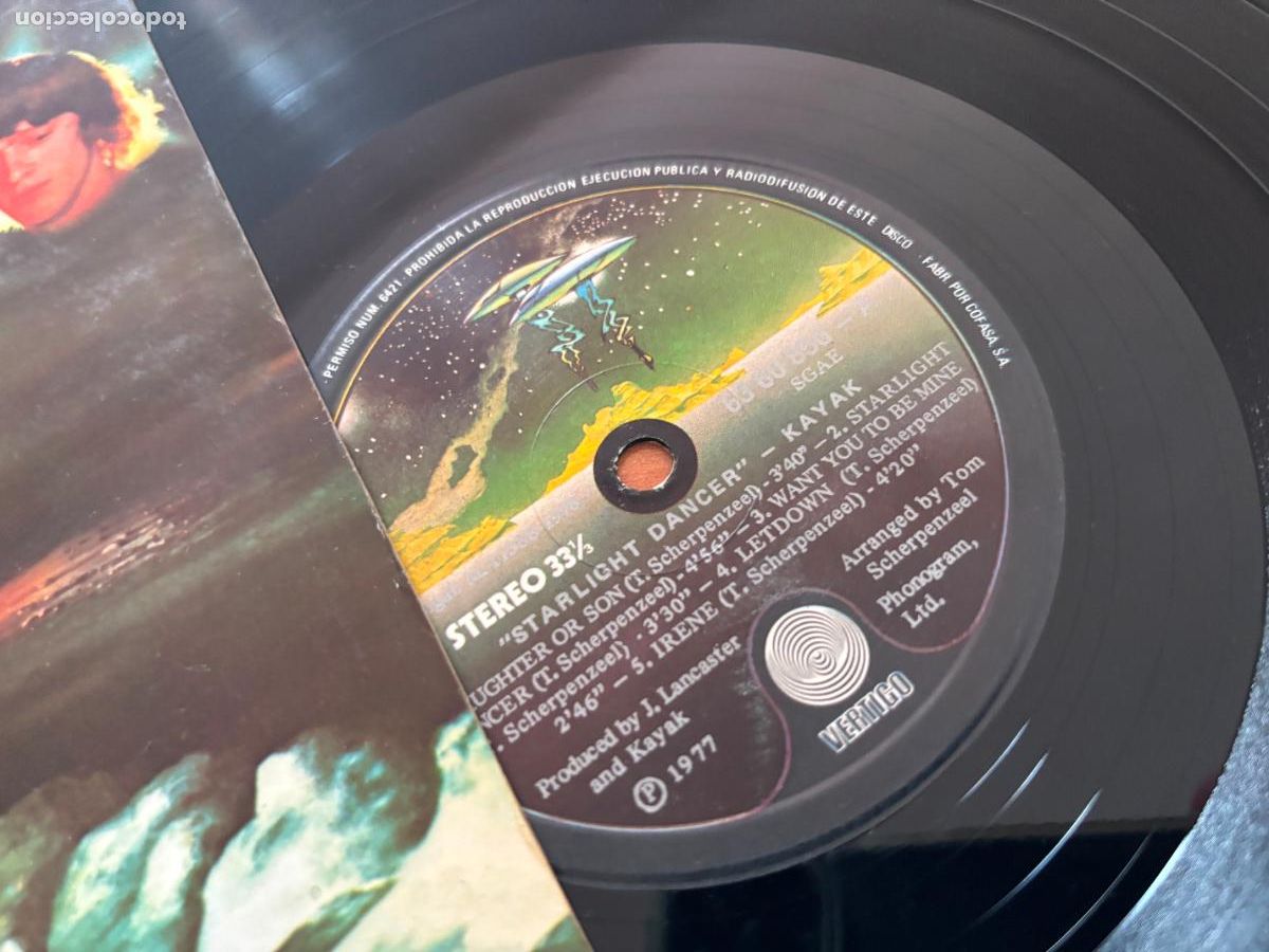 Discos de vinilo: KAYAK (STARLIGHT DANCER) LP 1978 ESPA&Ntilde;A (B-54) - Foto 2